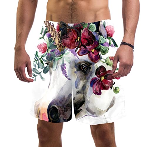 Maillots de Bain pour Hommes HadHfun à Séchage Rapide