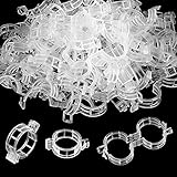 200 Pcs Tomato Clips, Plastic Trellis Clips Plant Support Clips, Plant Clips for Support, Grape Vine