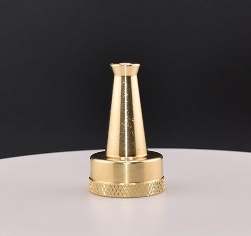 Boquilla barredora de manguera de latón macizo, fabricada en Estados Unidos, con arandelas adicionales