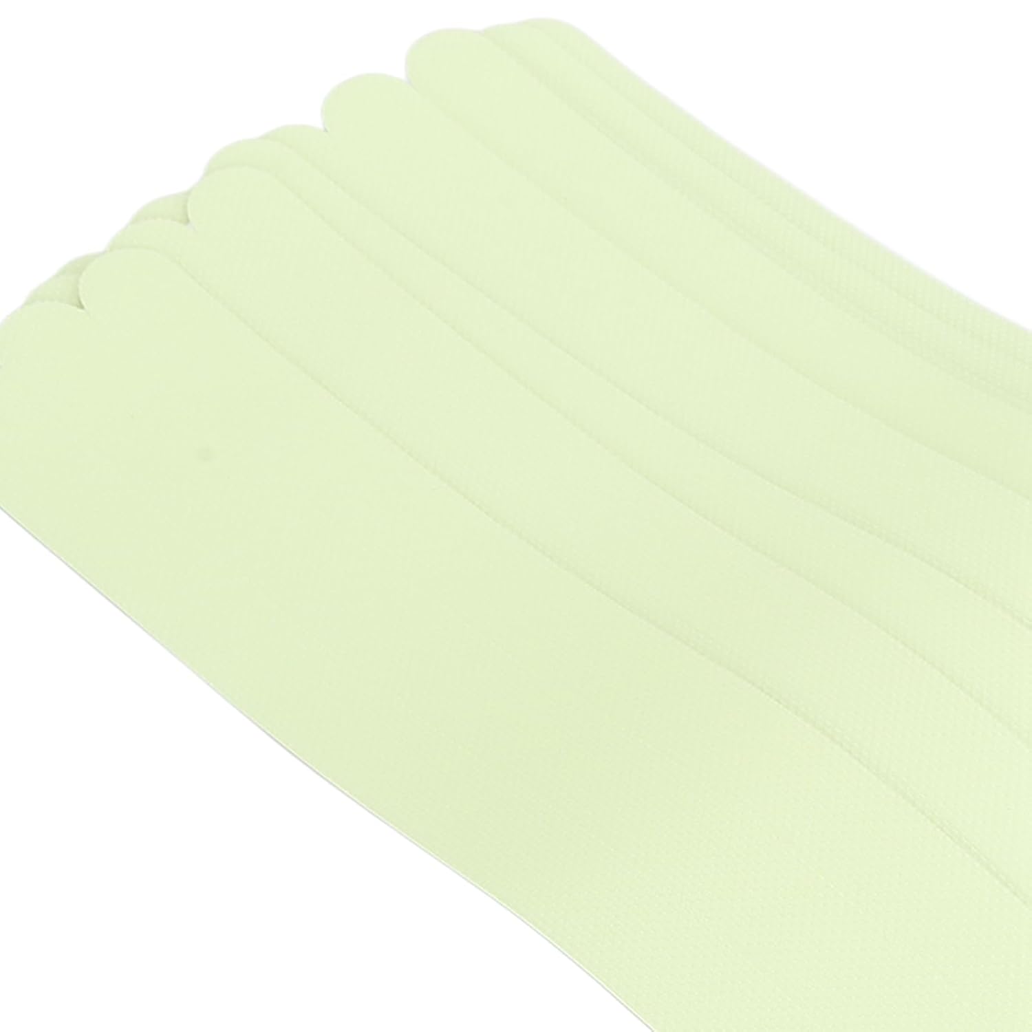 Anti Slip Traction Tread with Fluorescent Design for Outdoor Use - 24PCS Non Skid Tape, 2x38cm, Easy Application, Green