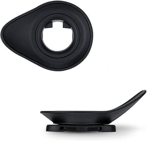 Miniatura 2 de Visor ocular de cámara para Nikon Z7 II Z7 Z6 II Z6 Z5 reemplaza Nikon DK-29 Eye Cup, goma TPU de forma ovalada y diseño giratorio de 360