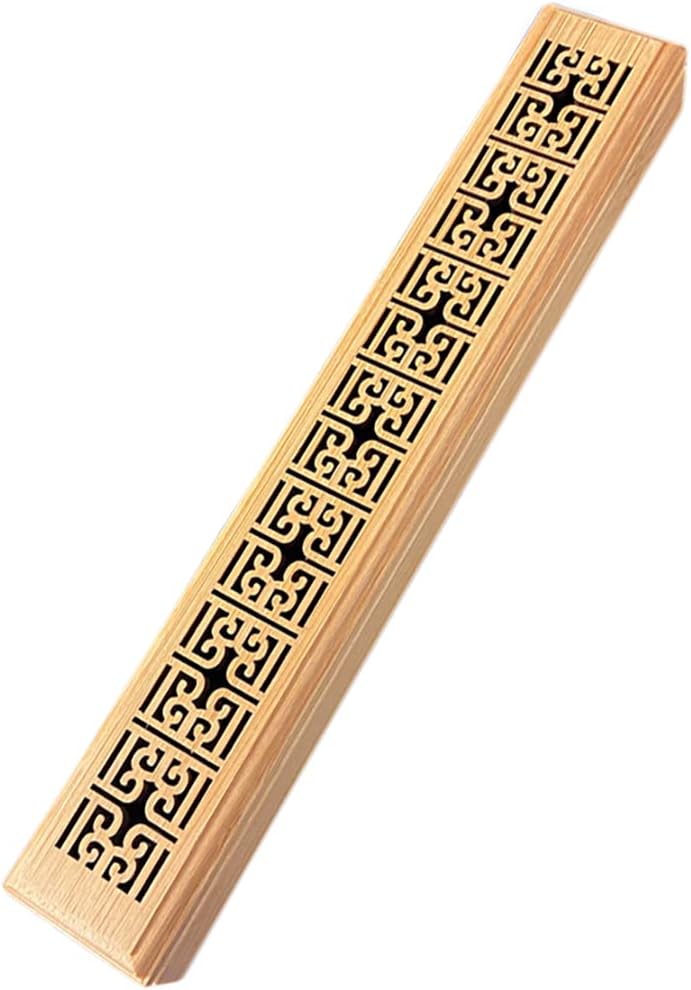 Bakhory Bamboo Wooden Incense Stick Burner, Incense Holder, For Home Decor, Office Decor, Yoga, Posative Vibes (B5)