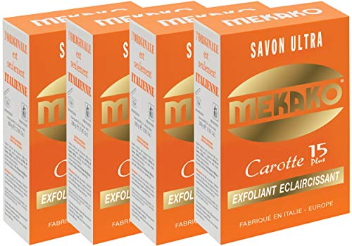 MEKAKO Carrot Soap - 200 g x 4