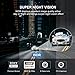Dash Cam WiFi Dash Camera for Cars FHD 1080P Car Camera with GPS 150° Wide Angle Super Capacitor G Sensor Night Vision Loop Recording Parking Monitor Car DVR, EACHPAI
