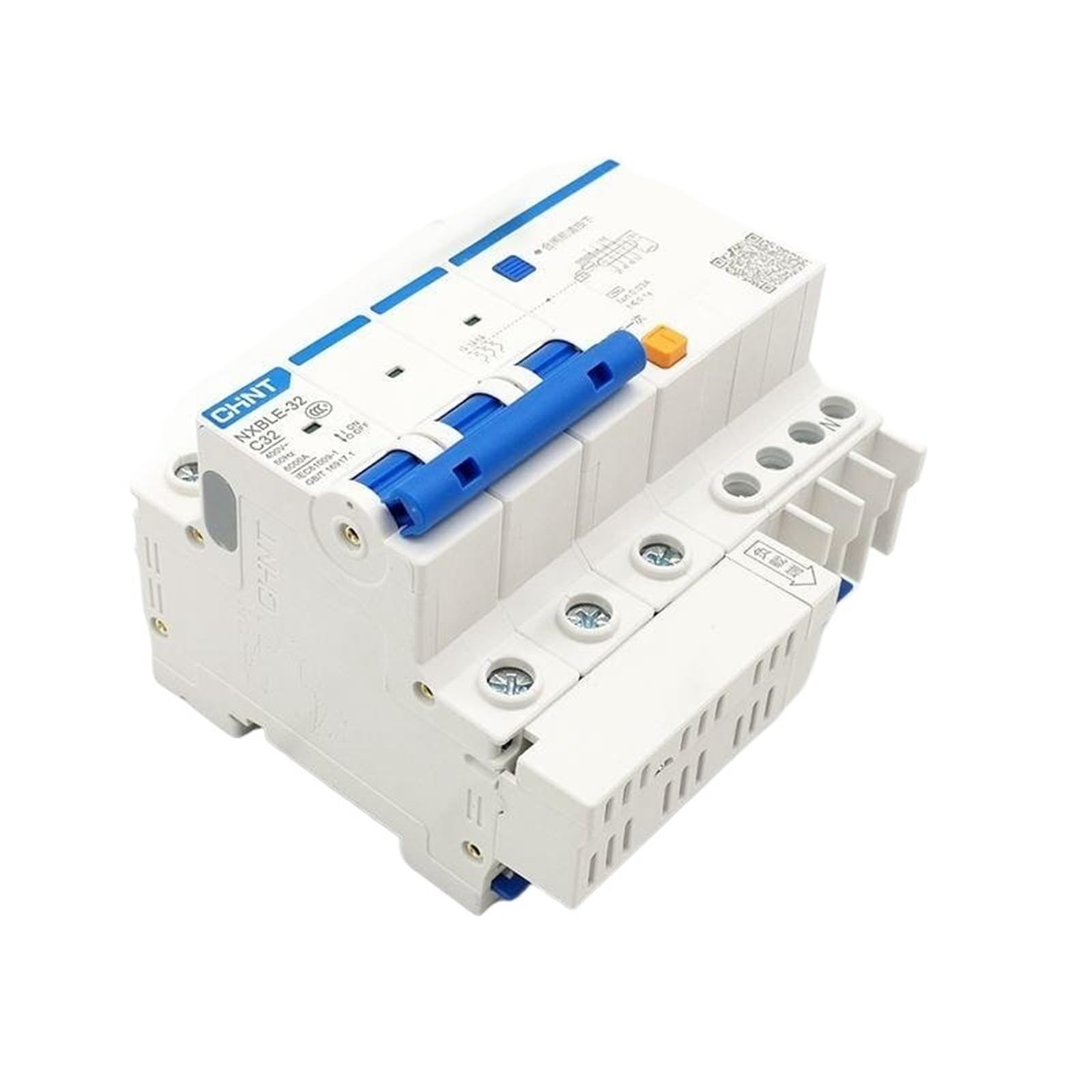 NXBLE-32 3P + N 30mA C6A 10A 16A 20A 25A 32A wyłącznik różnicowoprądowy RCBO(C20A)