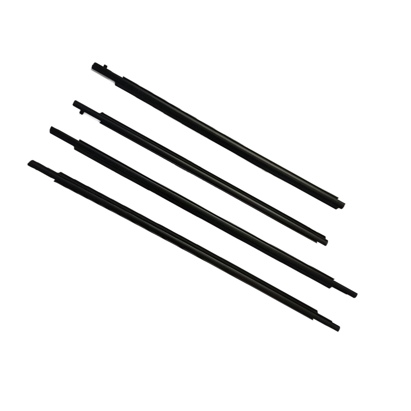 Car Window Seals for PREVIA ACR40 2000-2005 for ACR30 Windows Glass Protector Weatherstrip Outside Laminate 68162-28041 4 Pcs Rubber