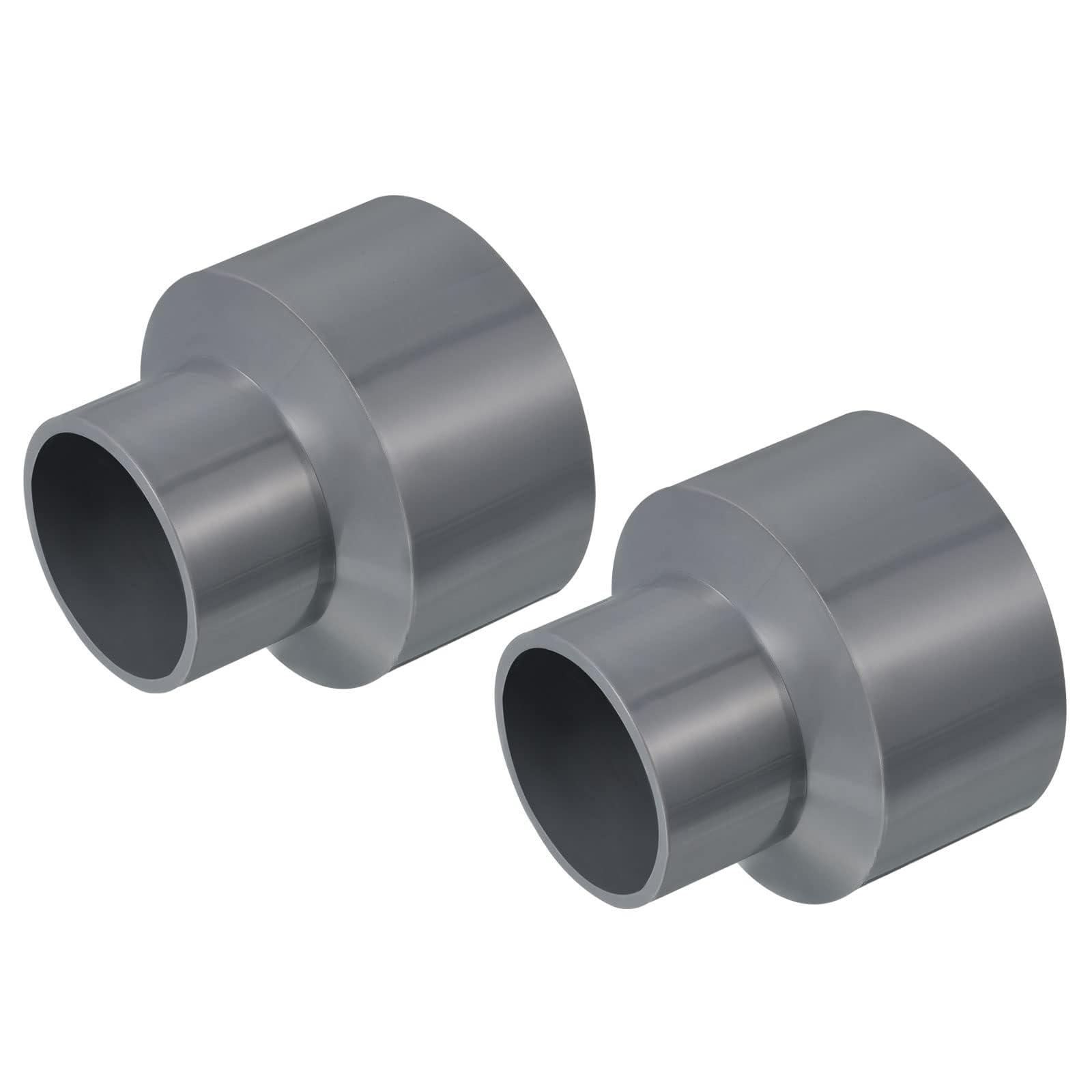 Raccord réducteur en PVC 63mm 40mm manchon de réduction gris TA-VIGOR pour tube