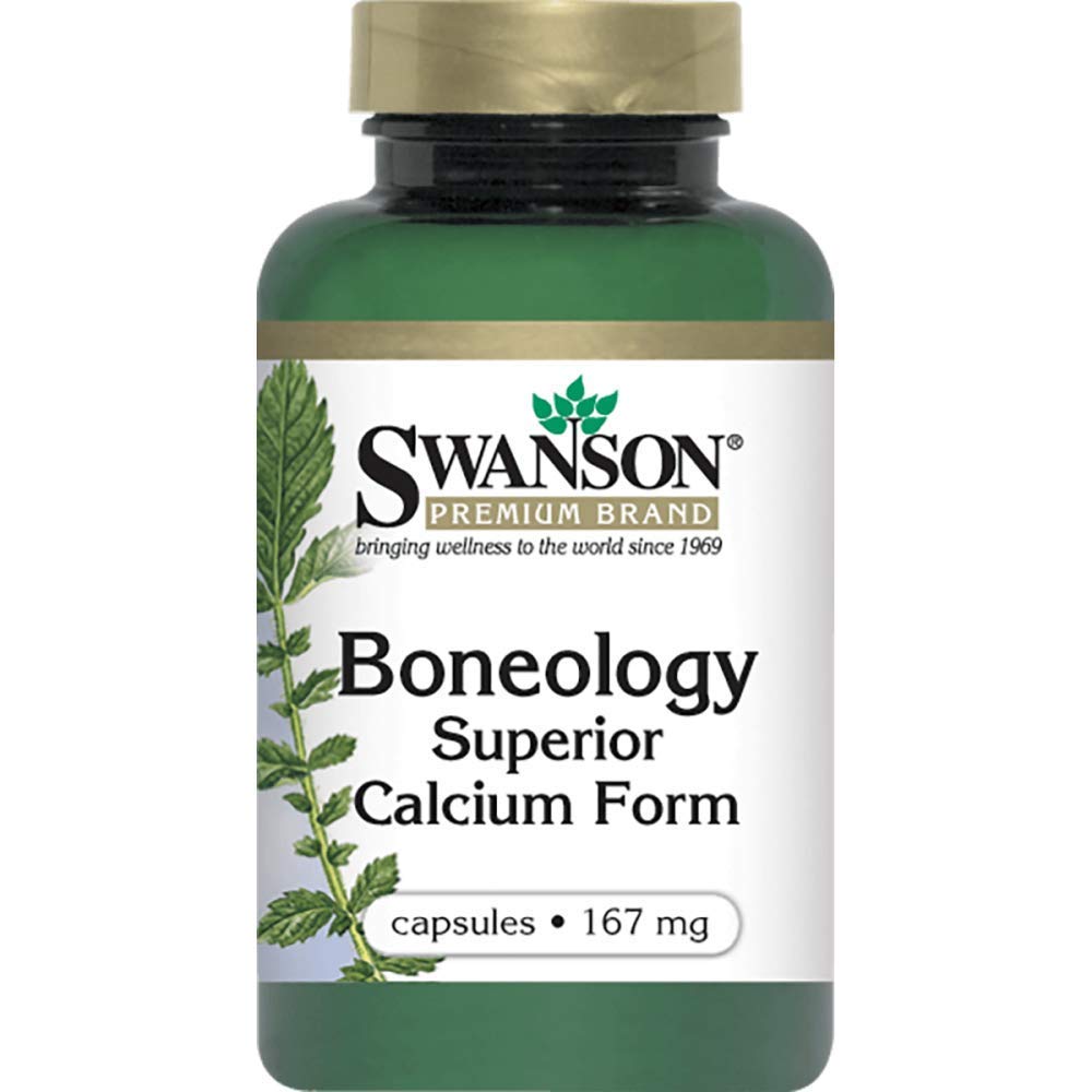 Swanson Calcium Microcrystalline Hydroxyapatite with Phosphorus, 120 Caps
