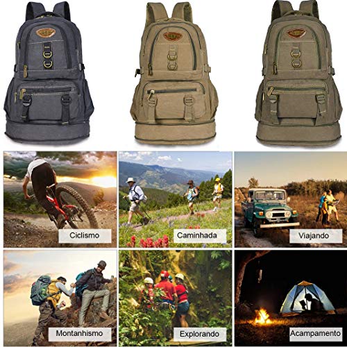 Mochila Escolar Sport Notebook, Acampamentos, Viagens Livros, Cadernos (APreto)
