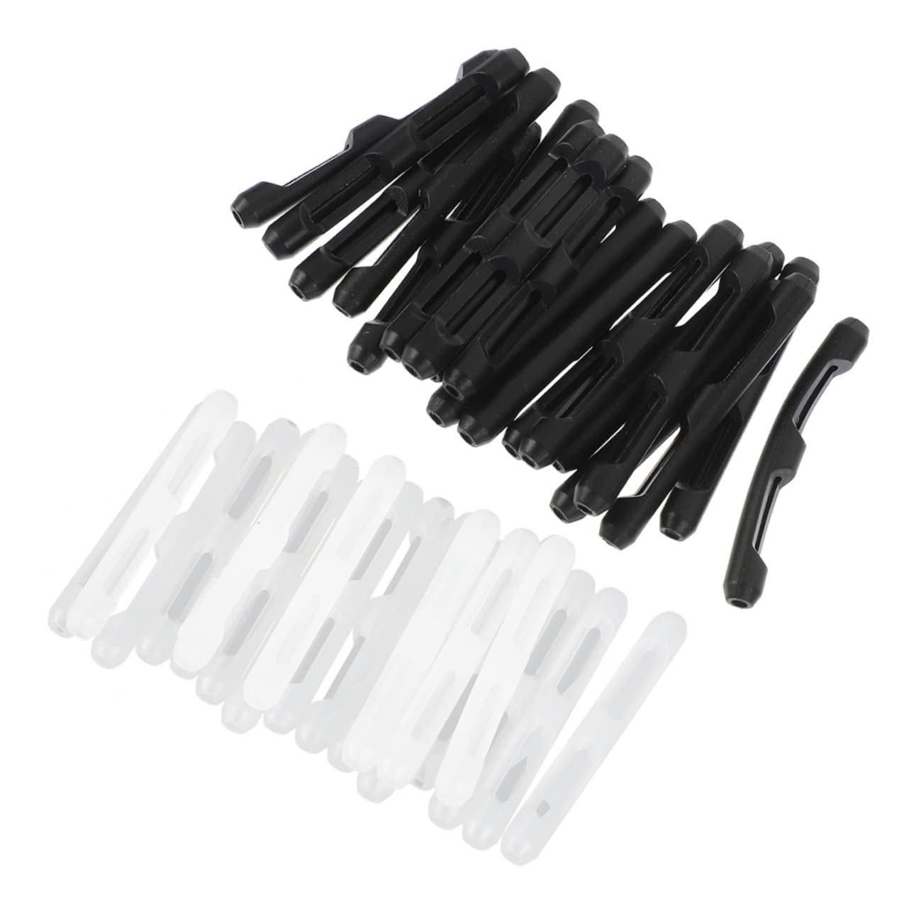 Healvian 80paare Silikon Brillenbügel Überzüge Antirutsch Ohrpolster Für Brillen Und Sonnenbrillen Rutschfeste Brillenhalter Für Sport Und Outdoor-aktivitäten Und Transparent