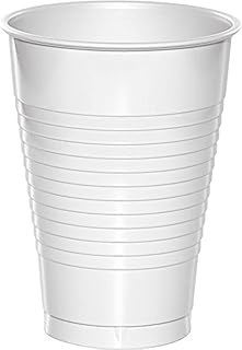 Creative Converting PREMIUM PLASTIC CUPS 12 OZ, 12oz, White