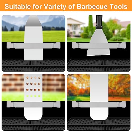 Soporte Ajustable para Espátula de Parrilla Acero Inox miniatura 5