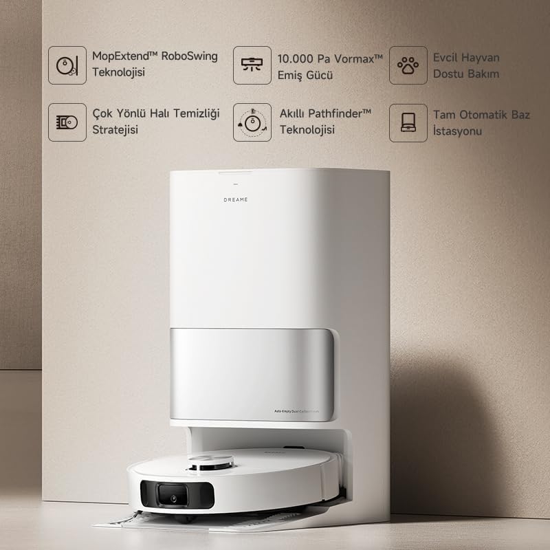Dreame L10s Ultra Gen 2 Robot Süpürge Beyaz