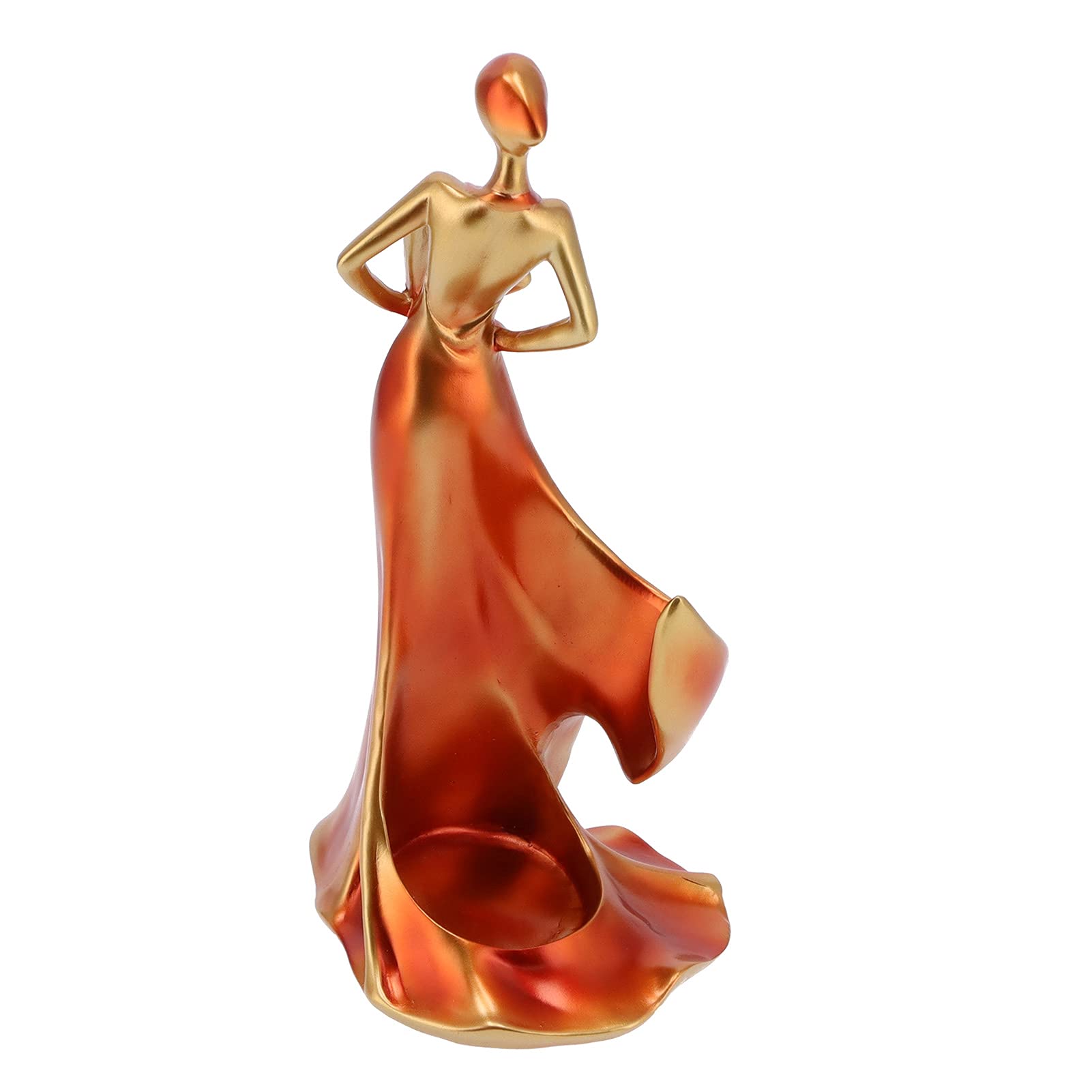Porte-bouteille de vin de table élégant en forme de femme - Porte-bouteille décoratif pour cuisine, salon, salle à manger et bar - En résine