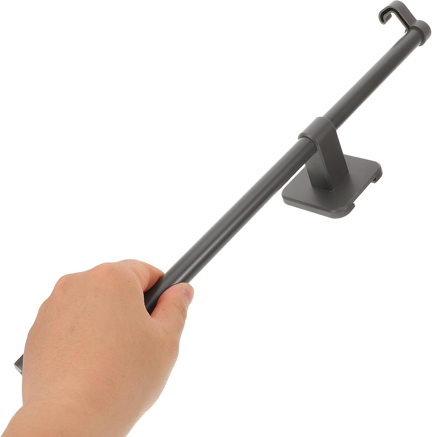 Suction Towel Holder Wall Mount Rack with Hook for Bathroom image 4