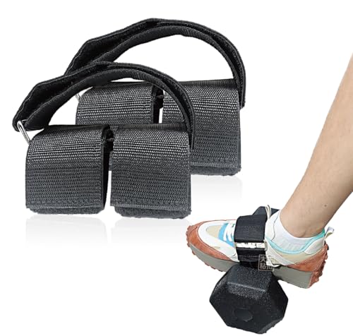 VireEyU Pack de 2 Correas de Tobillo con Mancuernas Tibialis – Pesas Ajustables y Mejoradas para el Entrenamiento de los Músculos de las Piernas, Correas de Tobillo Fitness para Hombres y Mujeres