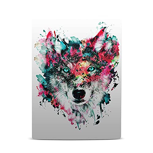 Vinyle Plaque Frontale Autocollant PlayStation 5 PS5 Digital Loup - 2