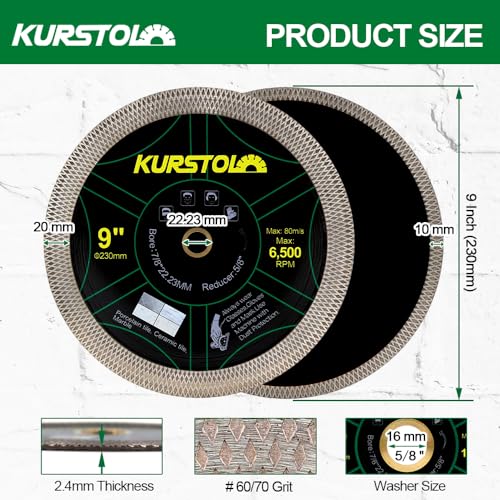 KURSTOL Lama per sega diamantata per piastrelle