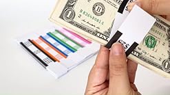 Amazon Com 300 Assorted Money Bands Self Adhesive Currency Straps Aba Standard Colors Bills Wrappers To Organize Cash 7 75 X 1 25 Inches Office Products