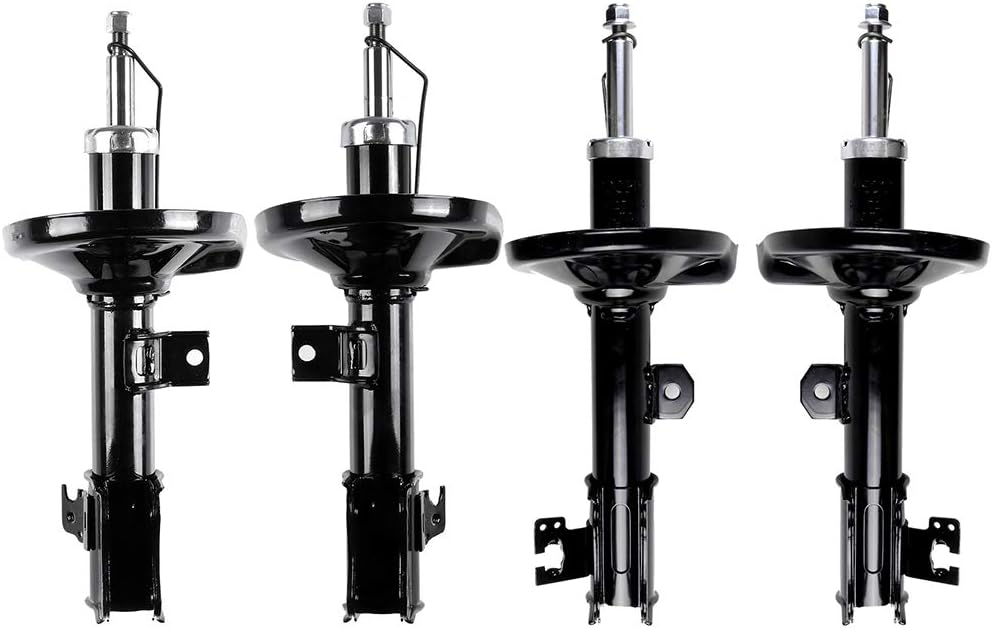 4Pcs Front + Rear Shocks Set for Aerio - INEEDUP Shock Absorber Kit for 2004 2005 2006 2007 for Suzuki Aerio Bare Struts Amortiguadores