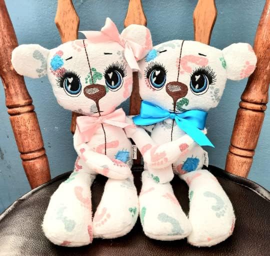 Handmade Memory Teddy Bear Gift Patchwork Garments Blanket t-Shirt Pants Uniform