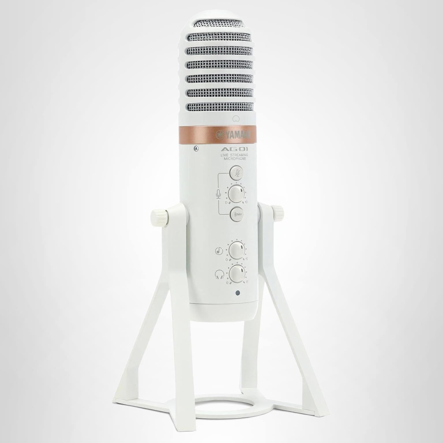 YAMAHA ライブストリーミングマイクロフォン マイク一体型 USB AG01 ヤマハ YAMAHA AG01 ライブストリーミングマイクロフォン USBマイク