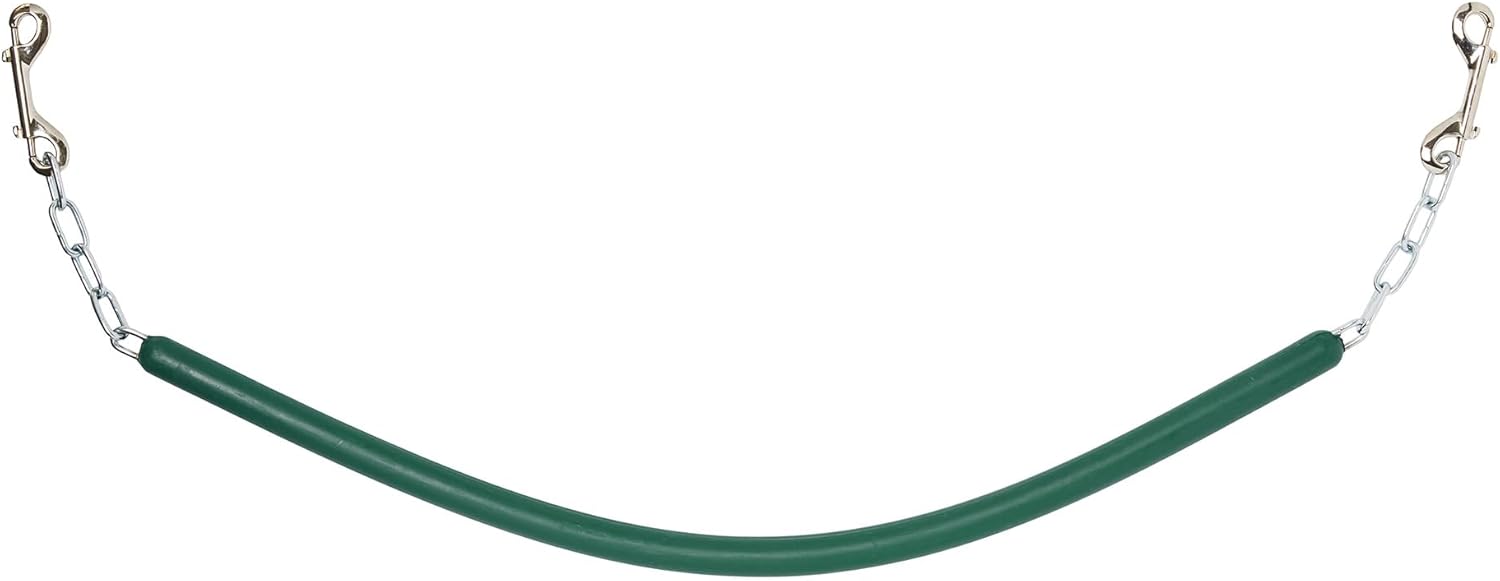 SmartEquine Stall Chain | Stall Area Fence Gate Hardware | Standard Size | Features 2 Double-Ended Snaps | 1" Wide Rubber | 45.5" Long | Hunter