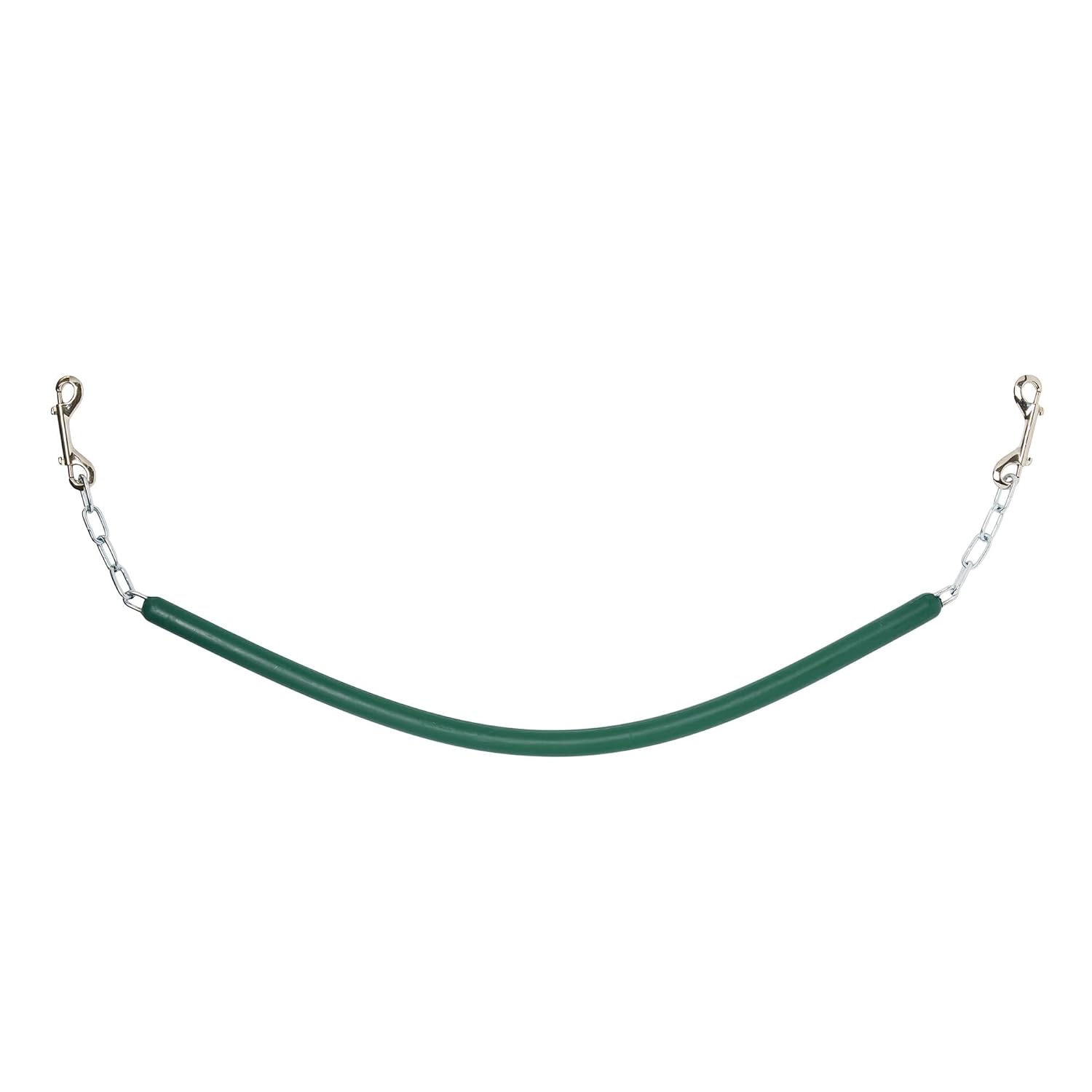 SmartEquine Stall Chain | Stall Area Fence Gate Hardware | Standard Size | Features 2 Double-Ended Snaps | 1" Wide Rubber | 45.5" Long | Hunter