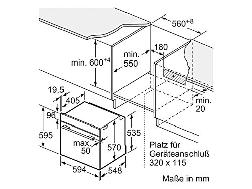 Siemens EQ521CA00Z Set Einbauherd HE517ABS0 Edelstahl + Glaskeramikkochfeld EA645GMA1E – Bild 3