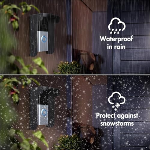 Housse de pluie durable pour sonnette vidéo et caméra extérieure