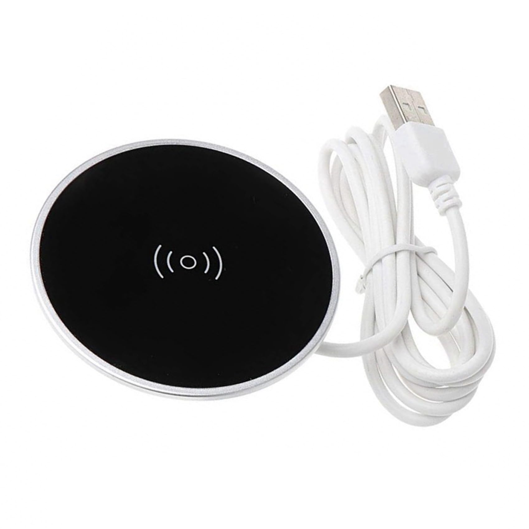 5X Caricatore Wireless da Tavolo Integrato Mobile da Tavolo Caricabatterie Wireless Rapido Integrato per Smartphone