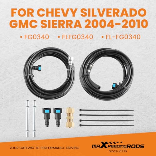 Lignes de carburant maXpeedingrods FG0340 haute performance pour Silverado