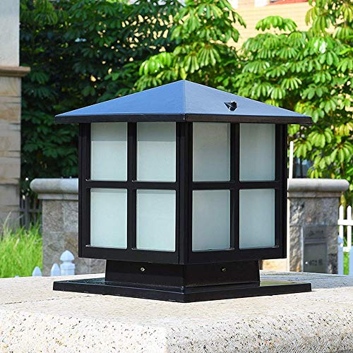 Lampe extérieure étanche pour sécuriser vos piliers de portail sombres et entrées de villa
