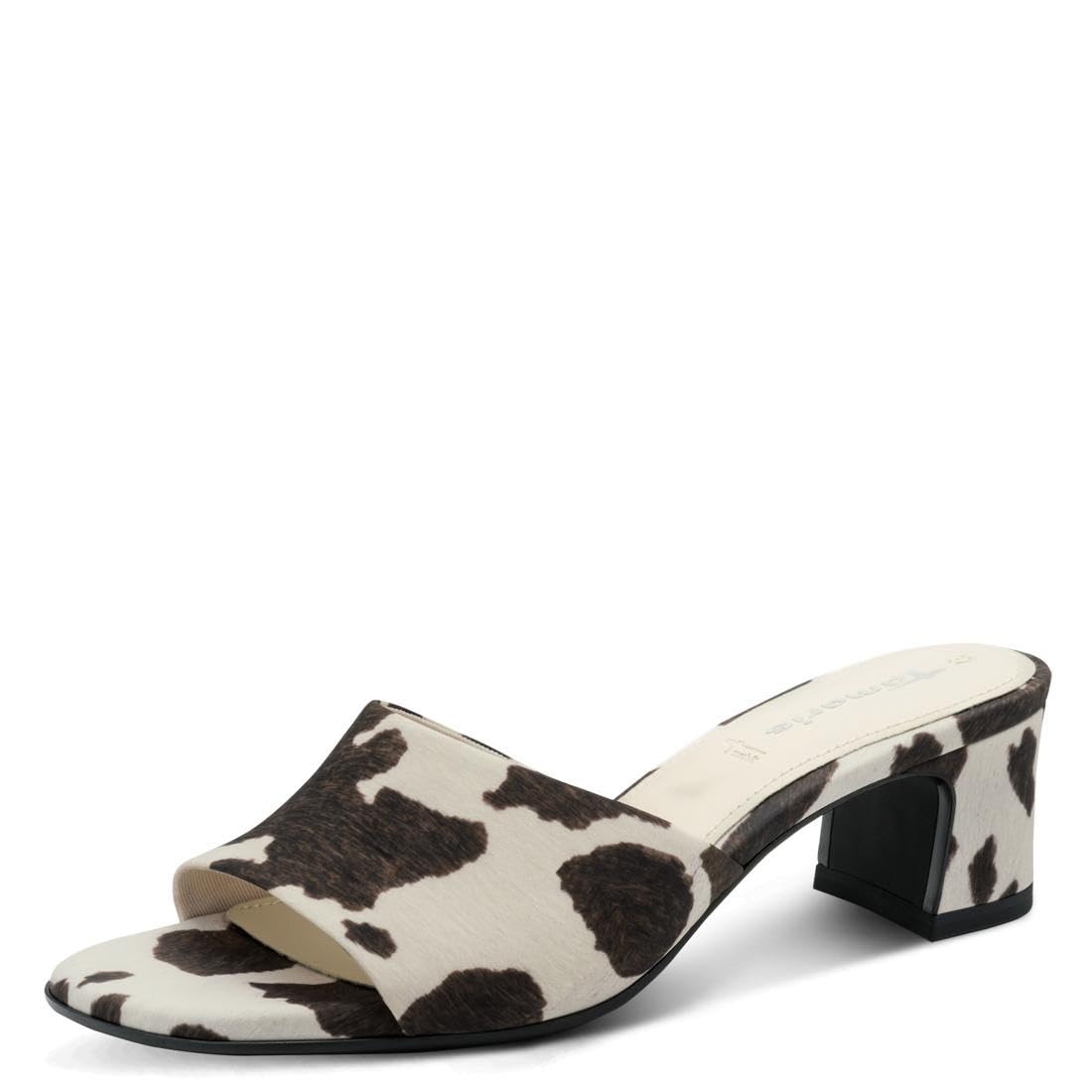 Tamaris Women's mule with block heel white 5.5 UK