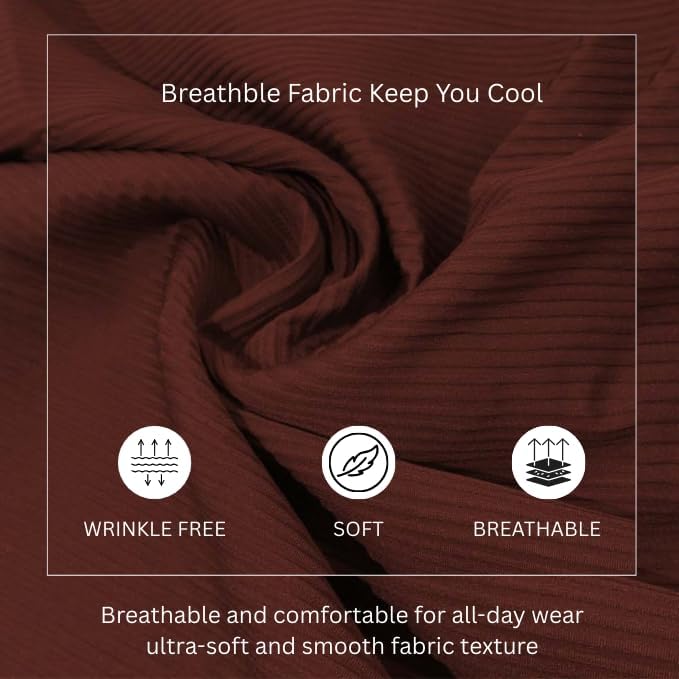 Image of GRECIILOOKS Men's Formal Button Down Shirt - Slim Fit Polycotton Shirt's for Men | Textured Full Sleeve| Business & Meeting Ready (Available in Plus Size)
