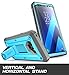 SUPCASE for Galaxy Note 9 Case with Screen Protector (Unicorn Beetle Pro), [Built-in Stand & Belt Clip] Heavy Duty Full-Body Rugged Holster Protective Phone Case for Samsung Galaxy Note 9 2018, Blue