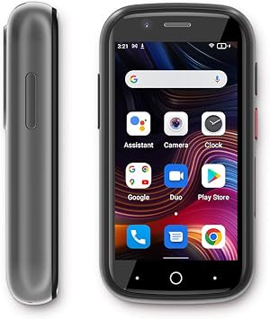 Unihertz Jelly 2E - World's Smallest 4G Smartphone, 110g Mini Phone, Cute and Portable, Android 12, 4GB RAM + 64GB ROM, Unlocked Smartphone and Mobile Phone