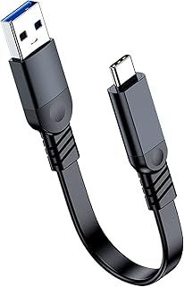 USB Type-C ケーブル 0.2M USB-A to USB-C ケーブル USB 3.2(Gen2) 10Gbps高速データ転送 3A急速充電 PC、MacBook Pro/Air、Phone、Galaxy、Xperia、Pixel等タイプC機種対応