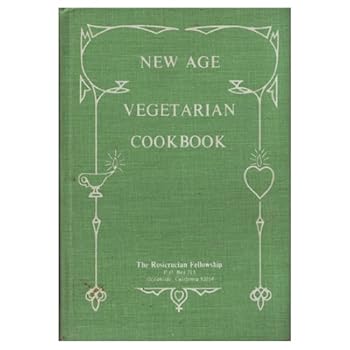 Hardcover New Age Vegetarian Cookbook Book