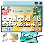 TECLAST – TECLAST P50 Android 16 Tablet 11 Zoll 90Hz Display, 4G LTE D