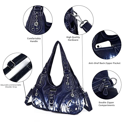 Image of Angelkiss Hobo Purses and handbags for Women Satchel Handbag Women Purses Large Daily Shoulder Bags