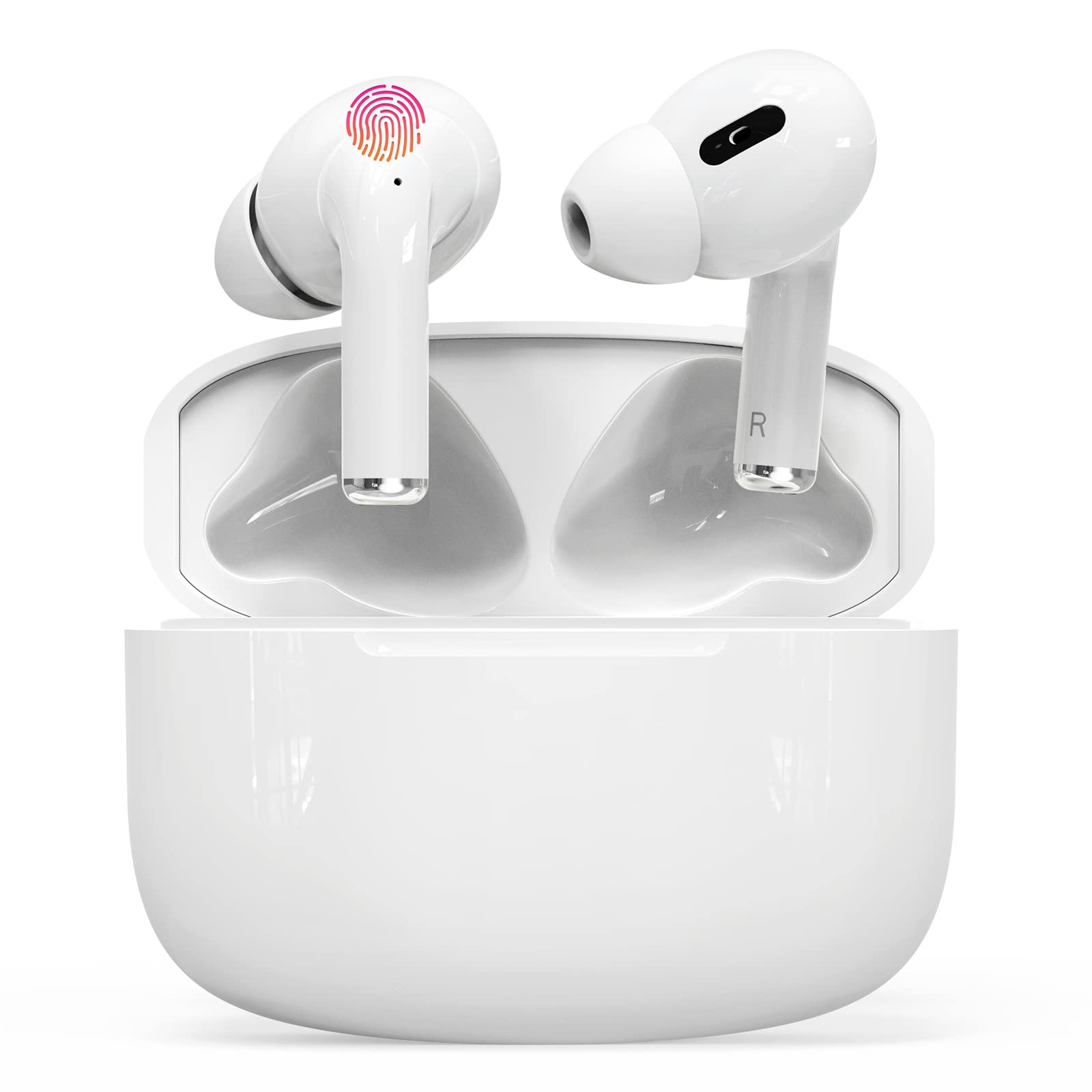 Buy True Wireless Earbuds with Microphones, Pianogic A2 inEar