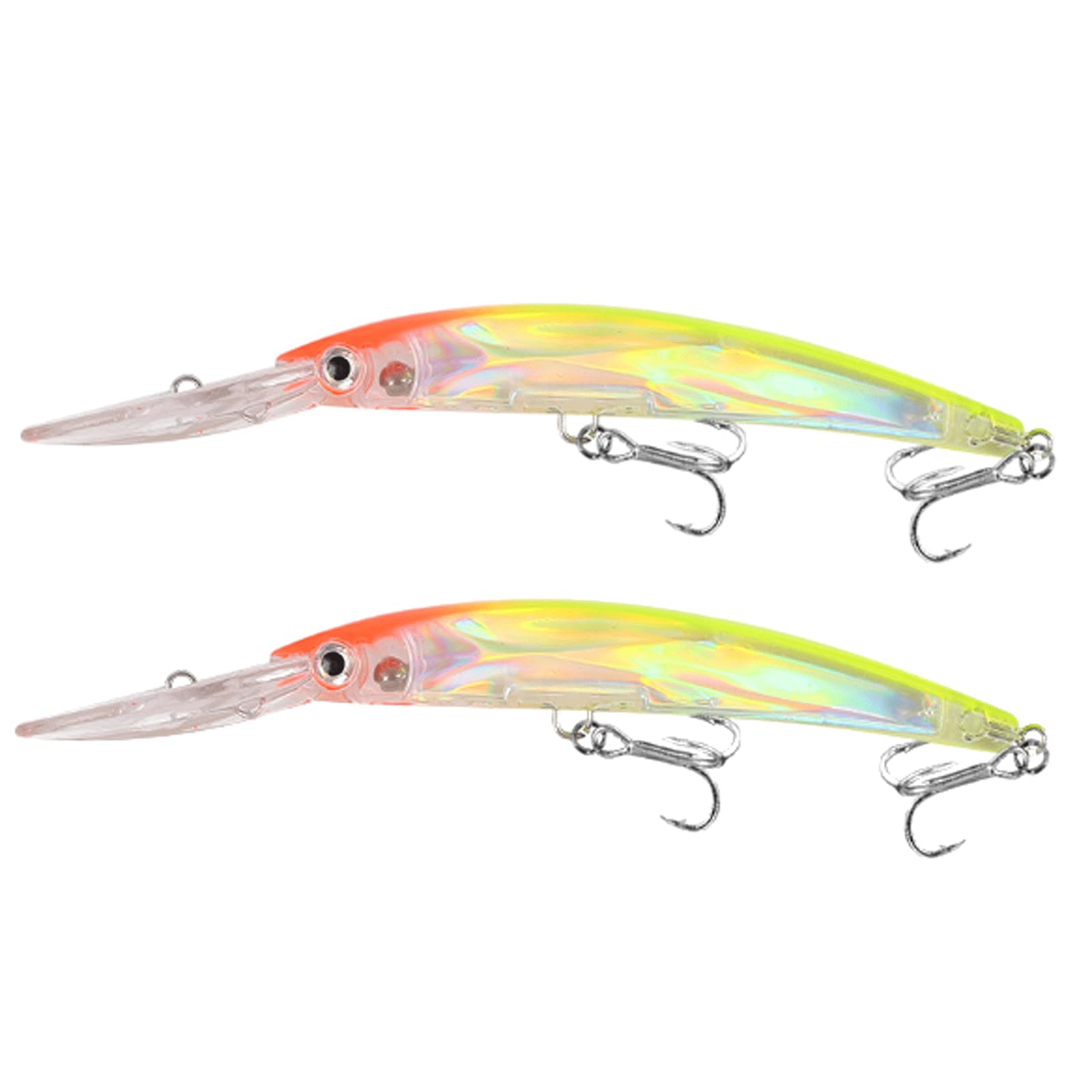 IvyLoutish Fishing Lure Bait 2 Pcs Trolling Wobbler Fishing Baits 17cm 24g Big Crankbait Artificial Bait Fishing Tackle Fishing Tackle