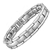 Willis Judd Mens Titanium Magnetic Therapy Bracelet Adjustable for Pain Relief Arthritis and Carpal Tunnel
