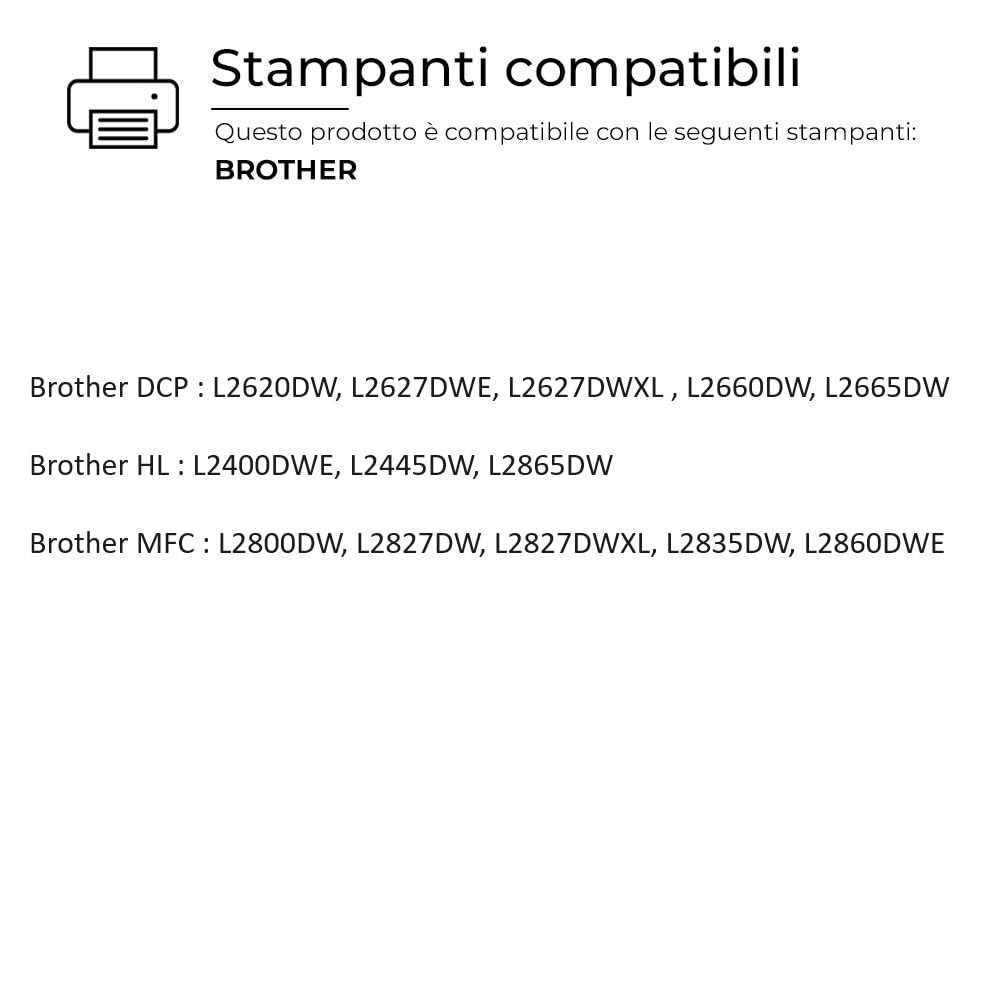 alphaink 3 Toner Compatibili con Brother TN2510XL TN-2510XL con Chip 3.000 copie per DCP L2620DW L2627DWE L2627DWXL L2660DW L2665DW HL L2400DWE L2445DW MFC L2800DW L2827DW L2827DWXL L2835DW L2960DW
