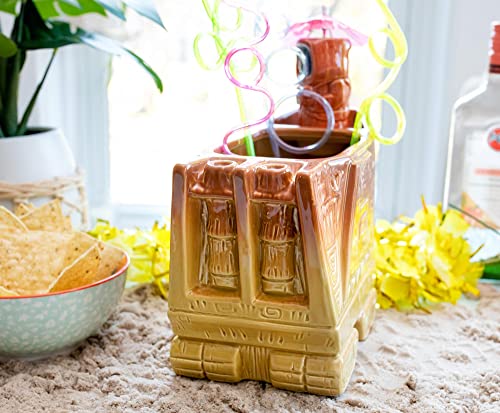 Geeki Tikis Star Wars Sandcrawler Punch Bowl Set With Jawa Mini Muglet | Cocktail Tumbler Shot Glasses And Party Snack Bowl #TOP7