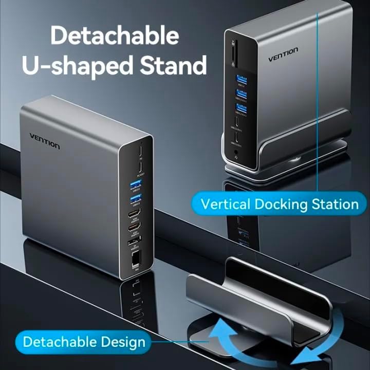 Vention Docking Station with detachable U-shaped stand