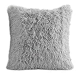 cojines de peluche con estambre MATERIAL: Hecho de 100% poliéster de grado A, piel sintética de primera calidad, súper suave.