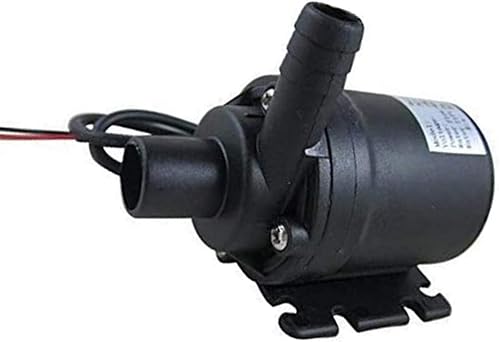 Miniatura 2 de GENEDEY Bomba de aceite de agua sumergible centrífuga sin escobillas de 12 V CC ultra silenciosa 800LH 5M16 pies para pecera, piscina, estanque,