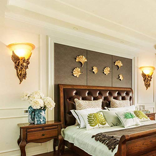 Lámpara de pared de ángel led para el cabecero de tu dormitorio agraciado